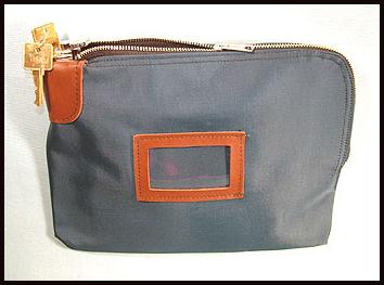 Money Bag - Bank bag - 7 Pin Pop-Up Lock Locking Zipper Bag